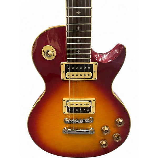 Used Xaviere XV-500 2 Tone Sunburst Solid Body Electric Guitar