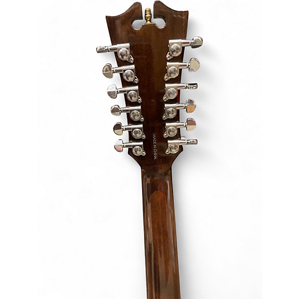 Used D'Angelico dapg212vsbcp sunburst 12 String Acoustic Electric Guitar