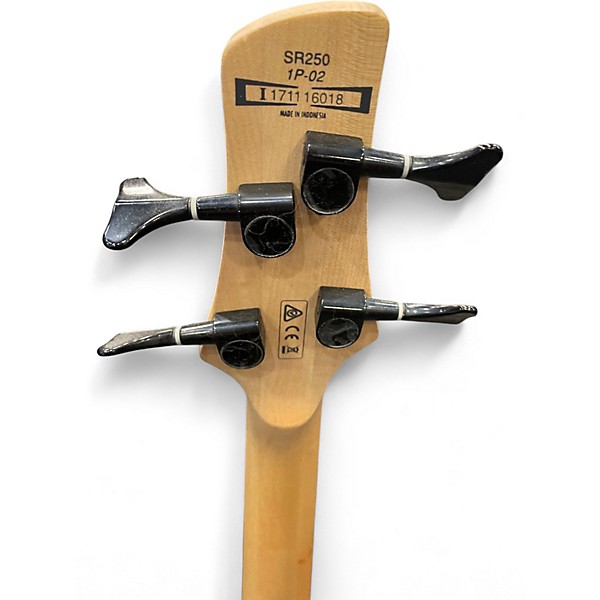 Used Ibanez SR250 Blue Burst Electric Bass Guitar