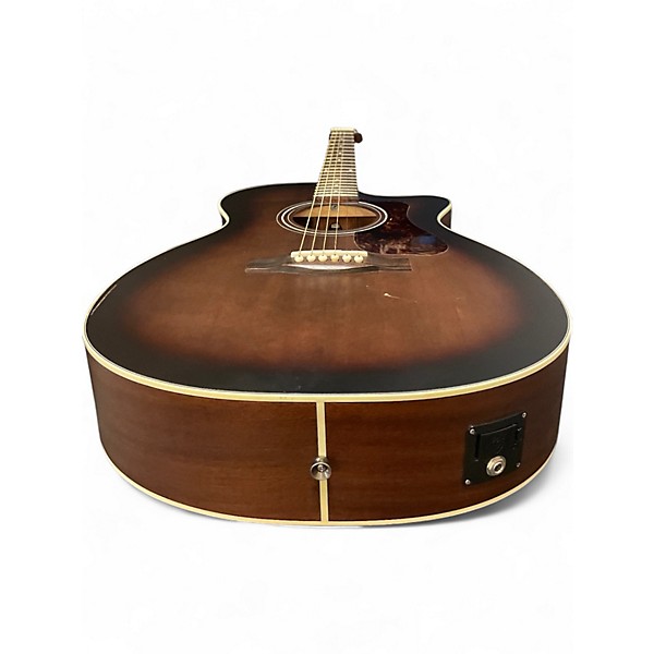 Used Guild OM-240CE Antique Burst Acoustic Electric Guitar