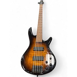 Used Ibanez GSR205 5 String Sunburst Electric Bass Guitar