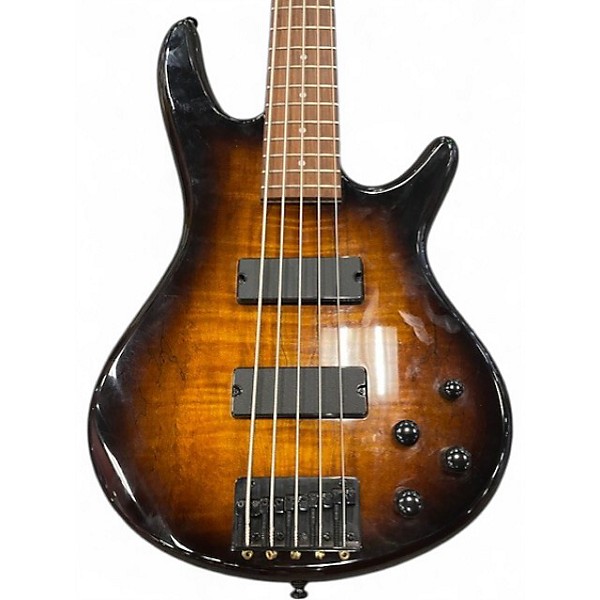 Used Ibanez GSR205 5 String Sunburst Electric Bass Guitar
