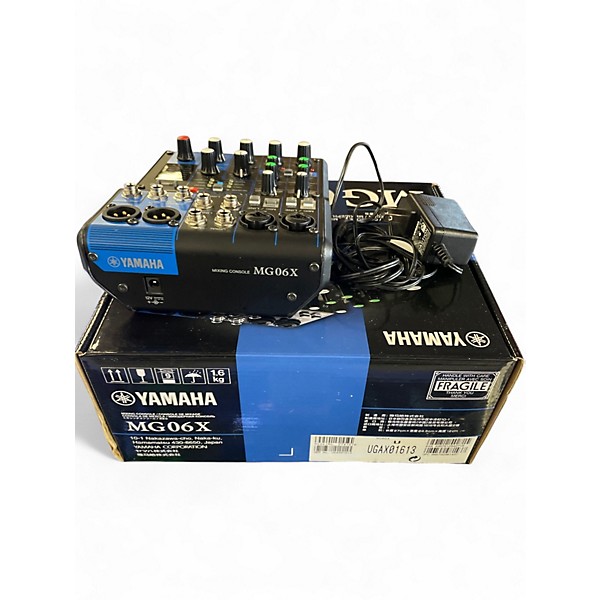Used Yamaha MG06X Unpowered Mixer