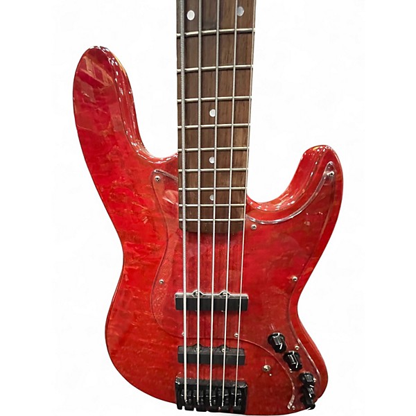 Used D'mark 5 STRING CUSTOM Dakota Red Electric Bass Guitar