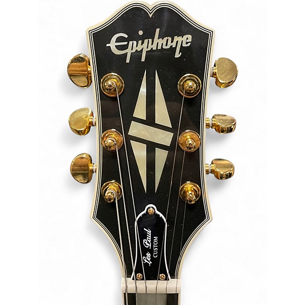 Used Epiphone Les Paul Custom KOA Solid Body Electric Guitar