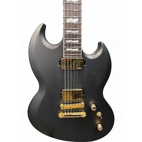 Used ESP LTD Viper 1000 Deluxe Satin Black Solid Body Electric Guitar
