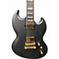 Used ESP LTD Viper 1000 Deluxe Satin Black Solid Body Electric Guitar