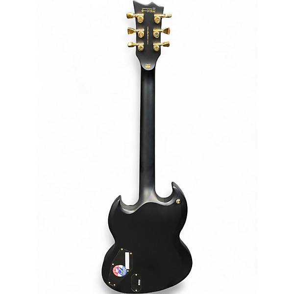 Used ESP LTD Viper 1000 Deluxe Satin Black Solid Body Electric Guitar