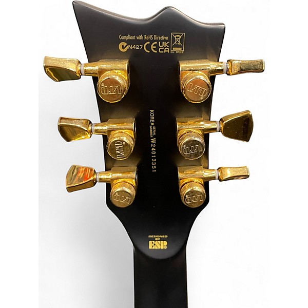 Used ESP LTD Viper 1000 Deluxe Satin Black Solid Body Electric Guitar