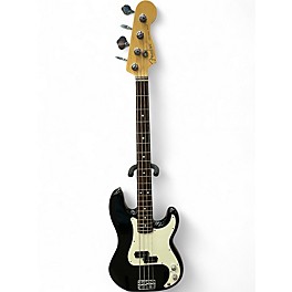Used Fender American Standard Precision Bass Black Electric Bass Guitar