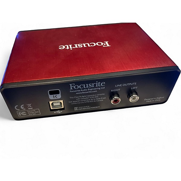 Used Focusrite Scarlett Solo Gen 2 Audio Interface