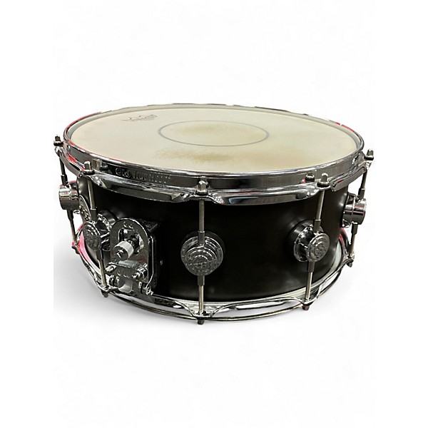 Used DW 14X6 Collector's Series Satin Oil Edge Snare Black Drum