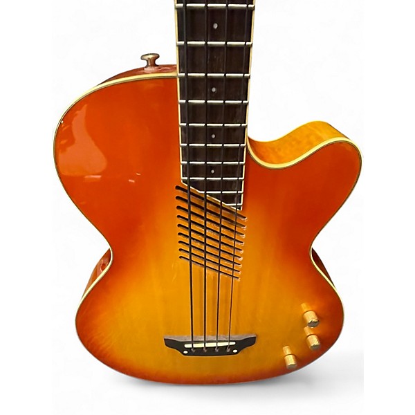 Used Washburn AB40 2 Color Sunburst Electric Bass Guitar