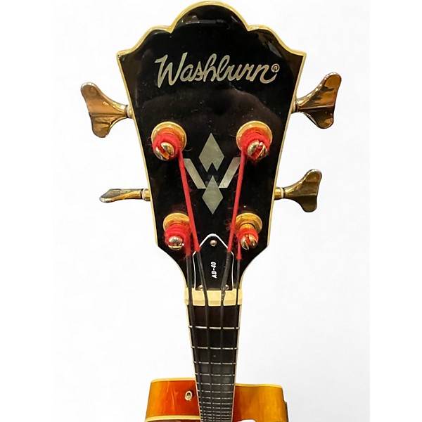 Used Washburn AB40 2 Color Sunburst Electric Bass Guitar