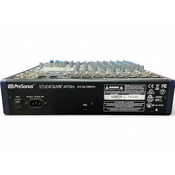 Used PreSonus Studio Live AR12C Powered Mixer