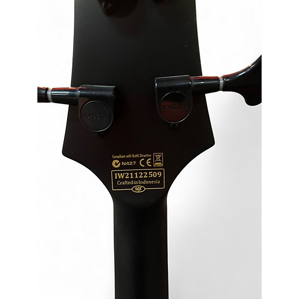 Used Schecter Guitar Research diamond series stealth 4 Satin Black Electric Bass Guitar