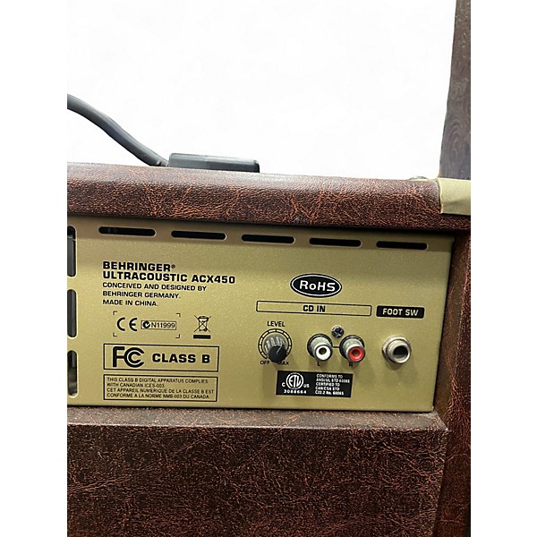Used Behringer Ultracoustic ACX450 Acoustic Guitar Combo Amp