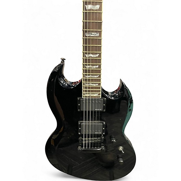 Used ESP LTD Viper 301 Black Solid Body Electric Guitar
