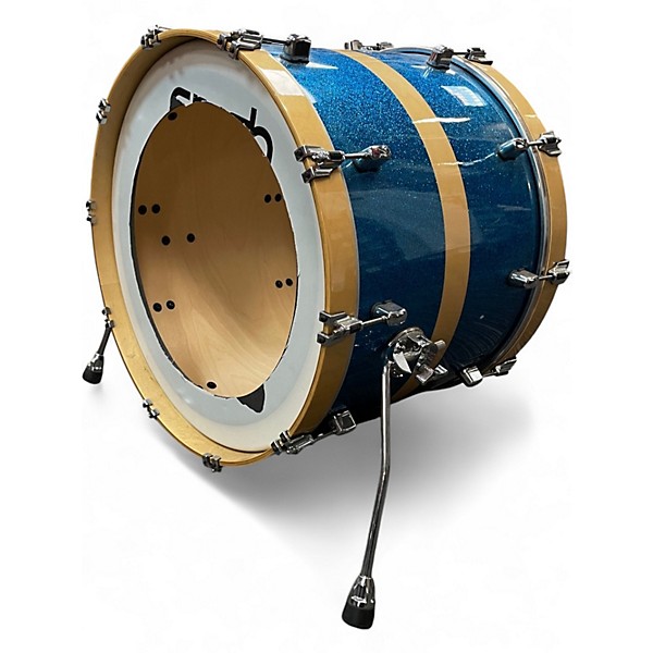 Used Crush Drums & Percussion 3 Piece Sublime Maple BLUE SPARKLE Drum Kit