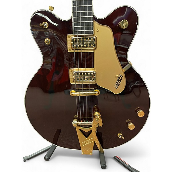 Vintage 1995 Gretsch Guitars G6122-1962 1962 Country Classic Black Cherry Hollow Body Electric Guitar