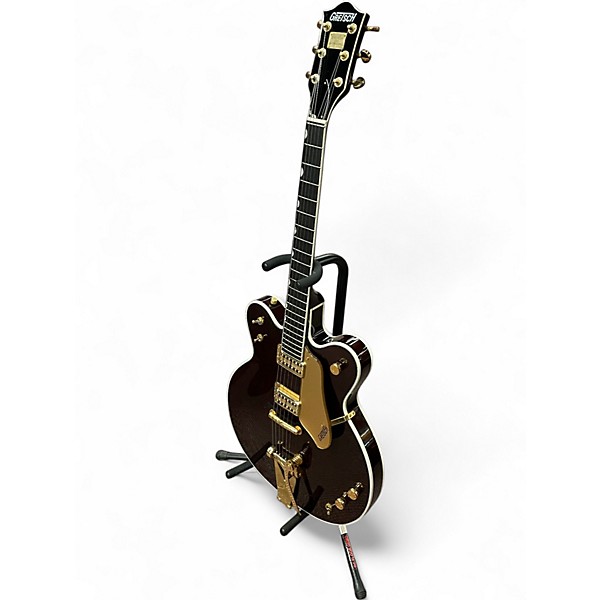 Vintage 1995 Gretsch Guitars G6122-1962 1962 Country Classic Black Cherry Hollow Body Electric Guitar