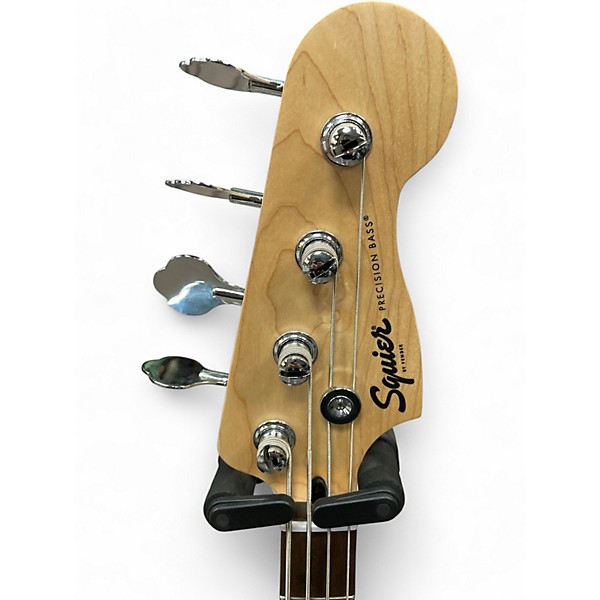 Used Squier Sonic Precision Bass Black Electric Bass Guitar