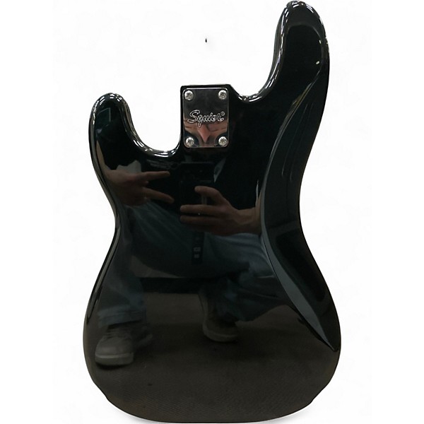 Used Squier Sonic Precision Bass Black Electric Bass Guitar