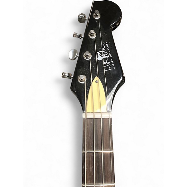 Used Eastwood Warren Ellis 2P Electric Tenor Black Solid Body Electric Guitar