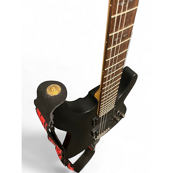 Used Schecter Guitar Research Demon 6 Black Solid Body Electric Guitar