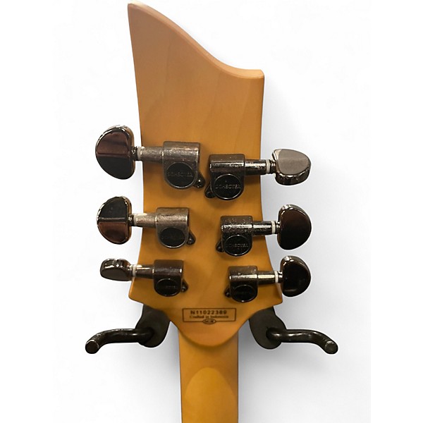 Used Schecter Guitar Research Demon 6 Black Solid Body Electric Guitar