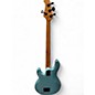 Used Ernie Ball Music Man Stingray 4 String Electron Blue Metallic Electric Bass Guitar