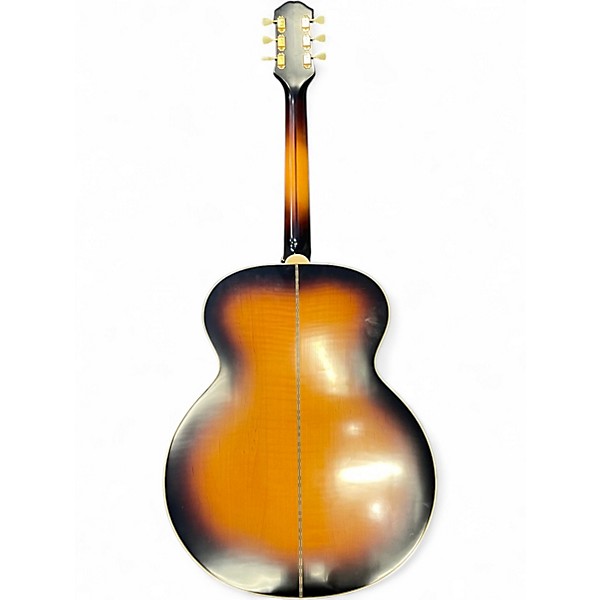 Used Epiphone Inspired by Gibson J-200 Aged Vintage Sunburst Acoustic Electric Guitar