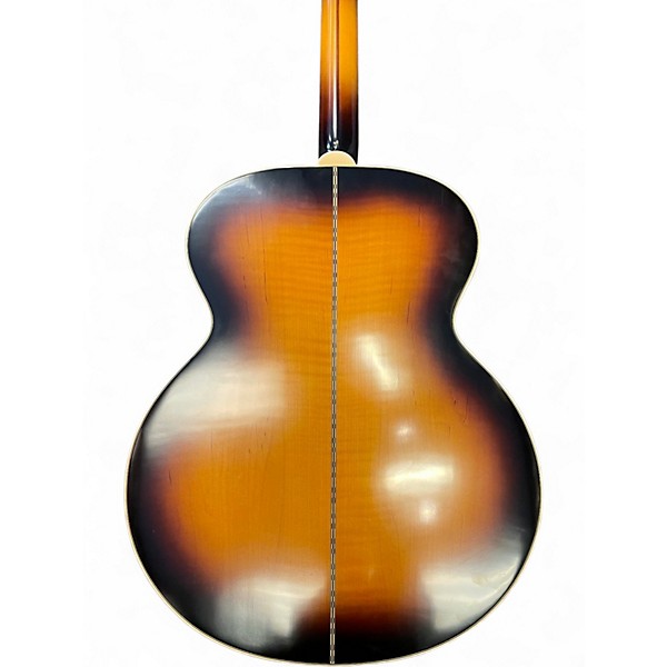 Used Epiphone Inspired by Gibson J-200 Aged Vintage Sunburst Acoustic Electric Guitar