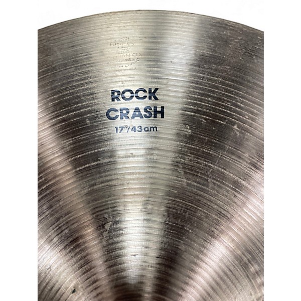 Used Zildjian 17in Rock Crash Cymbal
