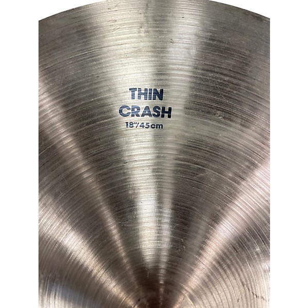 Used Zildjian 18in 18" Thin crash Cymbal