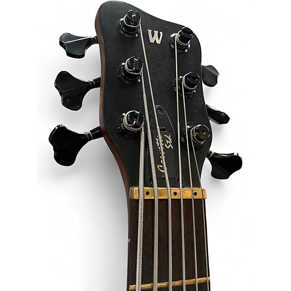 Used 2000s Warwick Corvette Standard 6 Bubinga Electric Bass Guitar