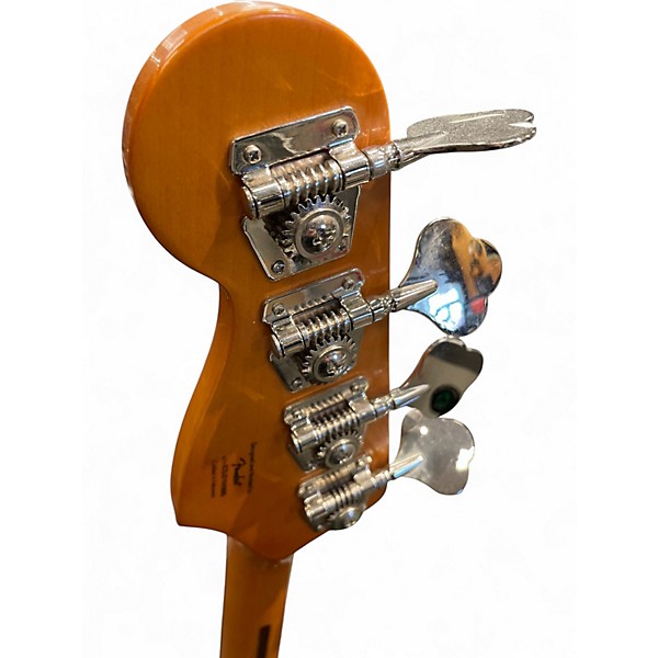 Used Squier Classic Vibe 70s Jazz Bass Black Electric Bass Guitar