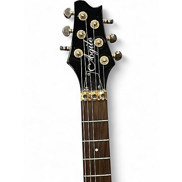 Used Agile PS970 BROWN QUILT Solid Body Electric Guitar