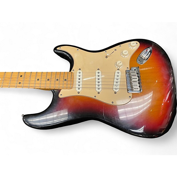 Used Fender Stratocaster 3 Tone Sunburst Solid Body Electric Guitar