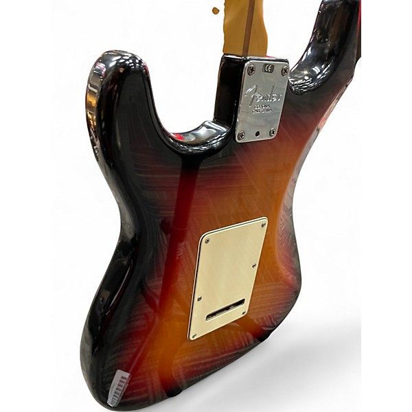 Used Fender Stratocaster 3 Tone Sunburst Solid Body Electric Guitar