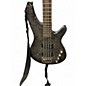Used Ibanez SRX550 Black and silver splatter Electric Bass Guitar