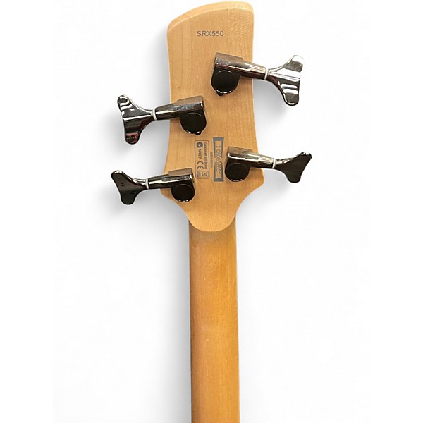 Used Ibanez SRX550 Black and silver splatter Electric Bass Guitar