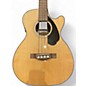 Used Fender cb-60sce Natural Acoustic Bass Guitar