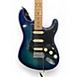 Used 2021 Fender LIMITED EDITION PLAYER STRAT HSS PLUS TOP Blue Burst Solid Body Electric Guitar