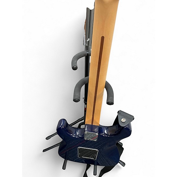 Used 2021 Fender LIMITED EDITION PLAYER STRAT HSS PLUS TOP Blue Burst Solid Body Electric Guitar