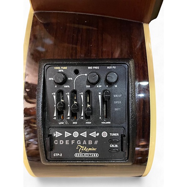 Used Takamine TF360SBG Natural Acoustic Electric Guitar