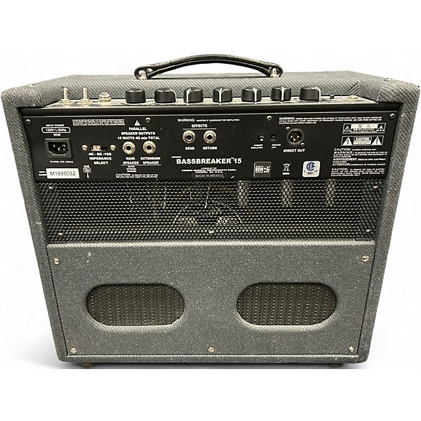Used Fender Bassbreaker 15W 1x12 Tube Guitar Combo Amp