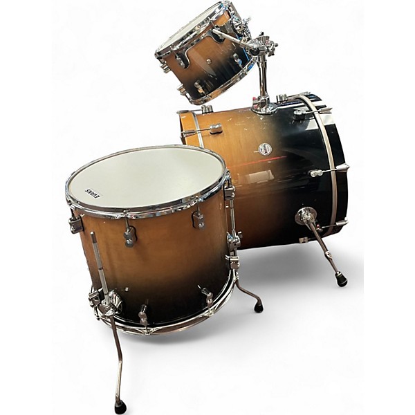 Used PDP by DW 3 Piece Concept Series BLACK TO NATURAL FADE Drum Kit