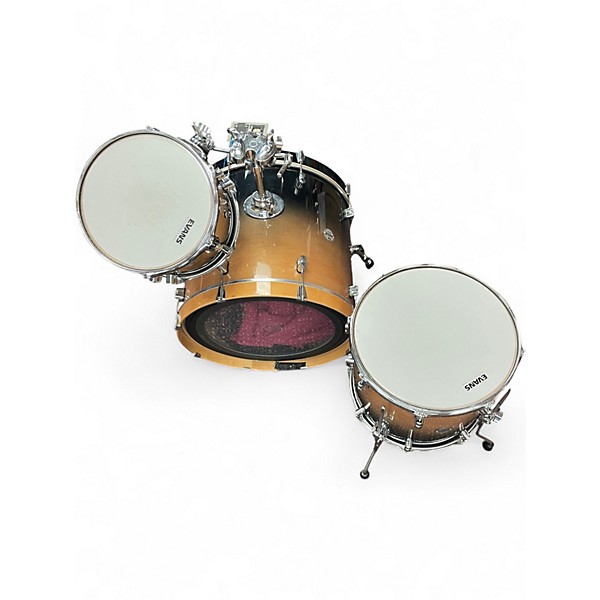 Used PDP by DW 3 Piece Concept Series BLACK TO NATURAL FADE Drum Kit