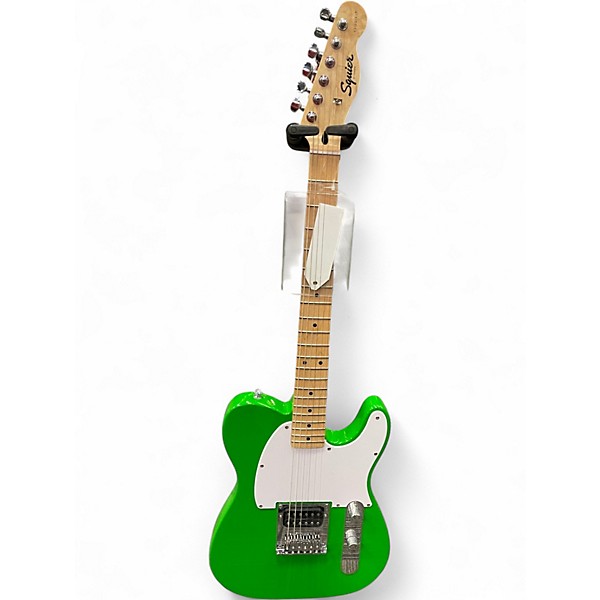 Used Squier Affinity Esquire Green Solid Body Electric Guitar